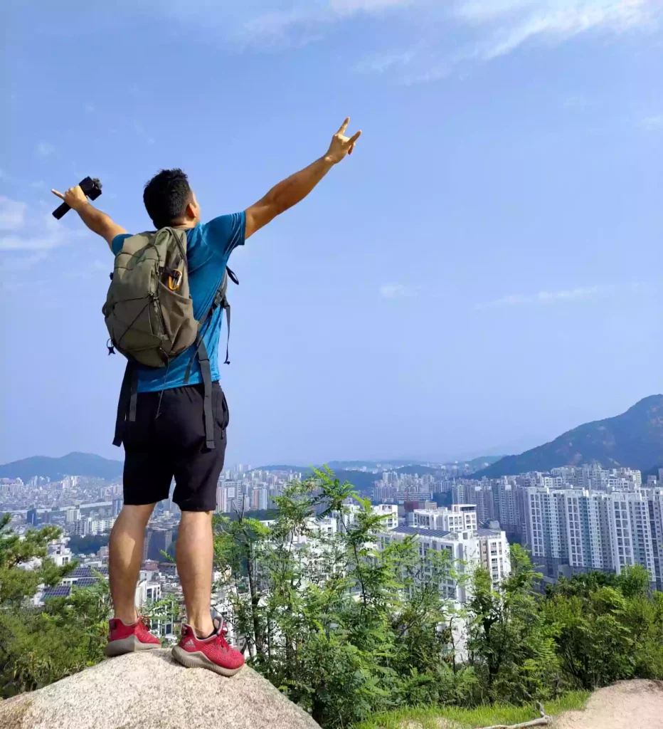 Hiking in South Korea